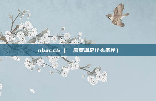 nbacc5(  需要满足什么条件)