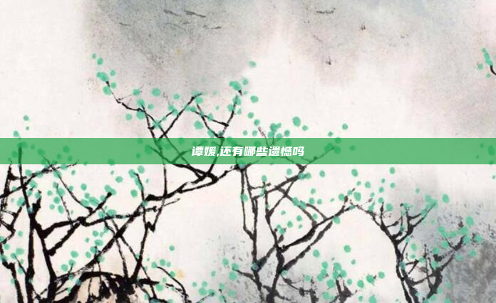 谭媛,还有哪些遗憾吗