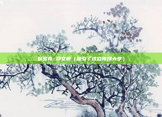 默多克 邓文迪(吸引了这位传媒大亨)