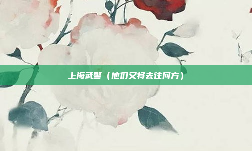 上海武警（他们又将去往何方）