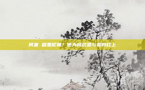 何塞 穆里尼奥？他为何总是与裁判杠上