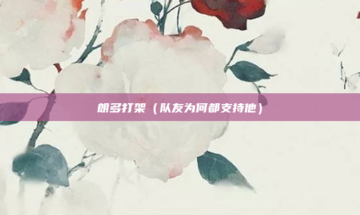 朗多打架(队友为何都支持他)