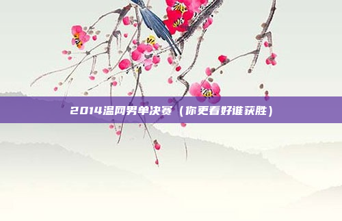 2014温网男单决赛（你更看好谁获胜）