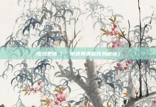吃鸡更新(  你还有哪些吃鸡秘诀)
