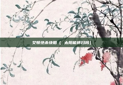 艾顿绝杀快船( 太阳能横扫吗)