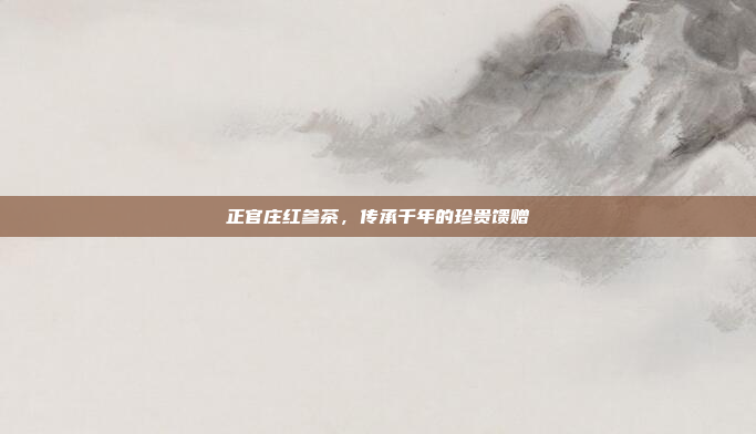 详细阅读:正官庄红参茶,传承千年的珍贵馈赠 正官庄红参茶,传承千年的珍贵馈赠