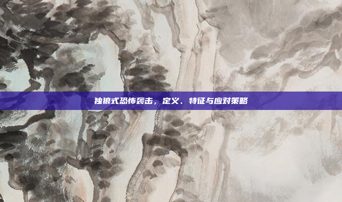 独狼式恐怖袭击,定义、特征与应对策略