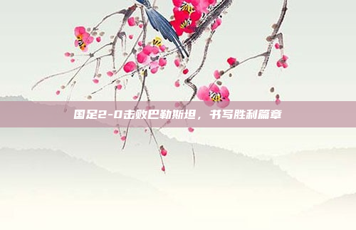 国足2-0击败巴勒斯坦,书写胜利篇章