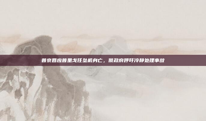 普京回应普里戈任坠机身亡,俄政府呼吁冷静处理事故
