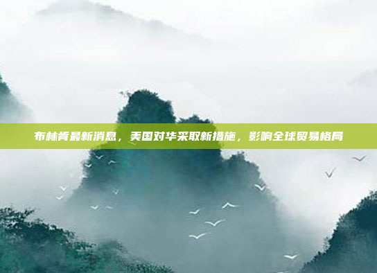 布林肯最新消息,美国对华采取新措施,影响全球贸易格局