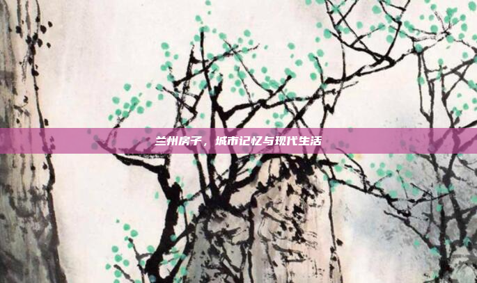 兰州房子，城市记忆与现代生活