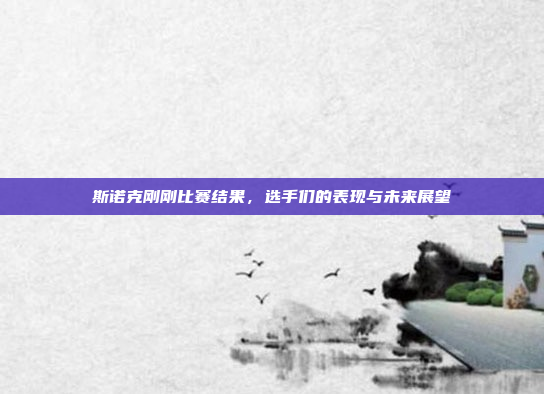 斯诺克刚刚比赛结果,选手们的表现与未来展望