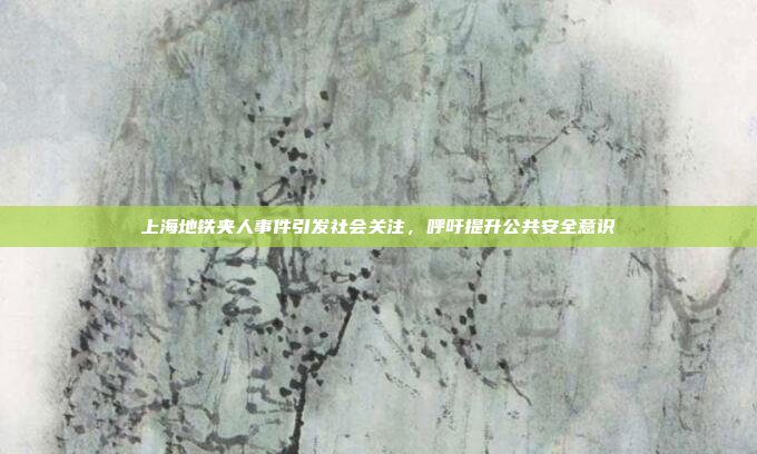 上海地铁夹人事件引发社会关注,呼吁提升公共安全意识