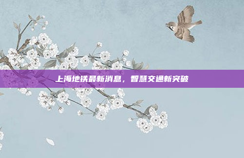 上海地铁最新消息，智慧交通新突破