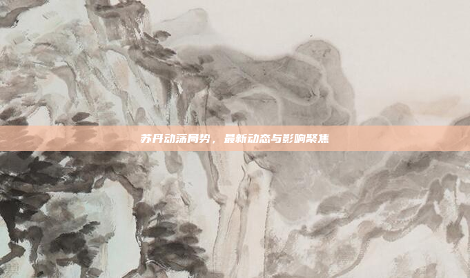 苏丹动荡局势，最新动态与影响聚焦