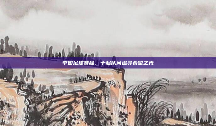 中国足球赛程，于起伏间追寻希望之光