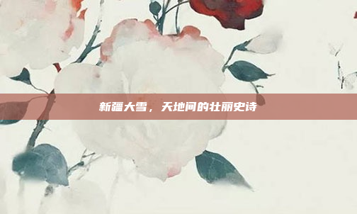 新疆大雪，天地间的壮丽史诗