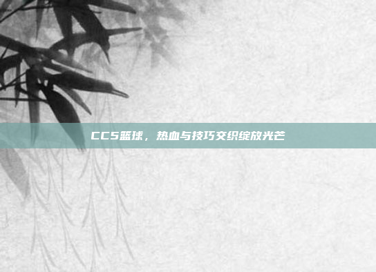 CC5篮球，热血与技巧交织绽放光芒