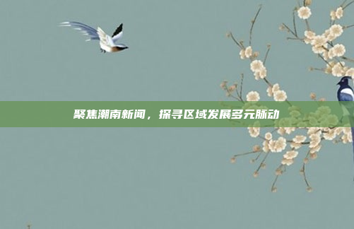 聚焦潮南新闻，探寻区域发展多元脉动