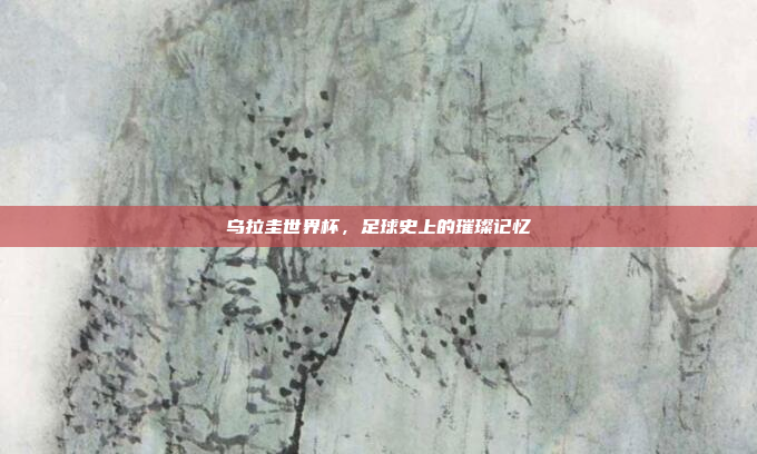 乌拉圭世界杯,足球史上的璀璨记忆