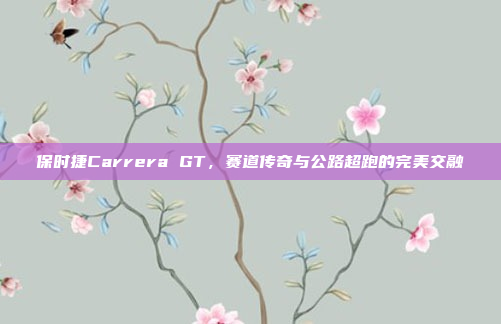 保时捷Carrera GT,赛道传奇与公路超跑的完美交融