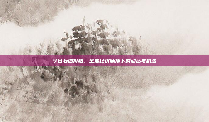 今日石油价格，全球经济脉搏下的动荡与机遇