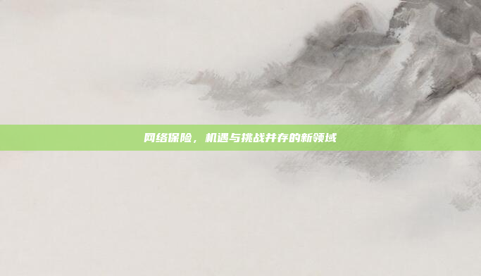 网络保险,机遇与挑战并存的新领域