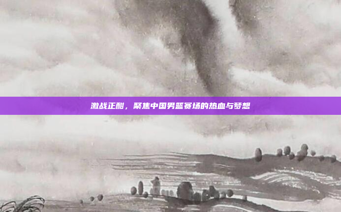 激战正酣，聚焦中国男篮赛场的热血与梦想