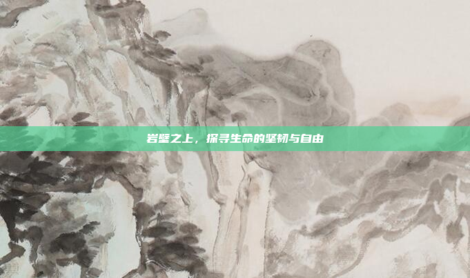 岩壁之上，探寻生命的坚韧与自由