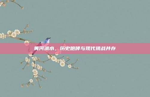 黄河洪水,历史咆哮与现代挑战并存