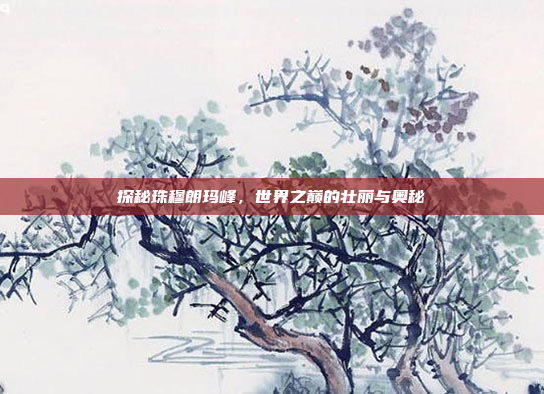 探秘珠穆朗玛峰，世界之巅的壮丽与奥秘