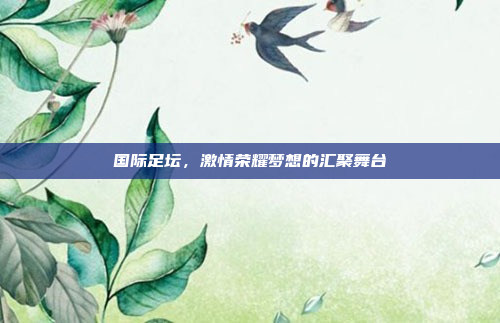国际足坛，激情荣耀梦想的汇聚舞台