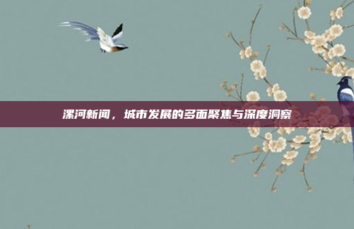 漯河新闻，城市发展的多面聚焦与深度洞察