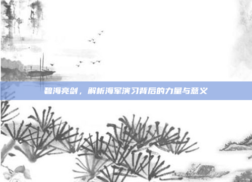 碧海亮剑，解析海军演习背后的力量与意义