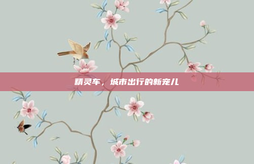 精灵车，城市出行的新宠儿