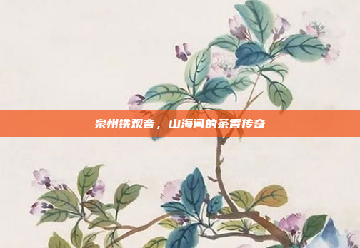 泉州铁观音，山海间的茶香传奇