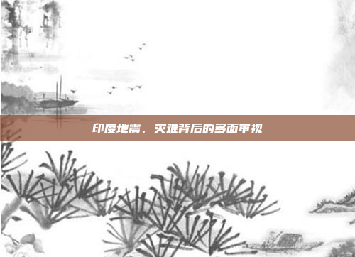 印度地震，灾难背后的多面审视