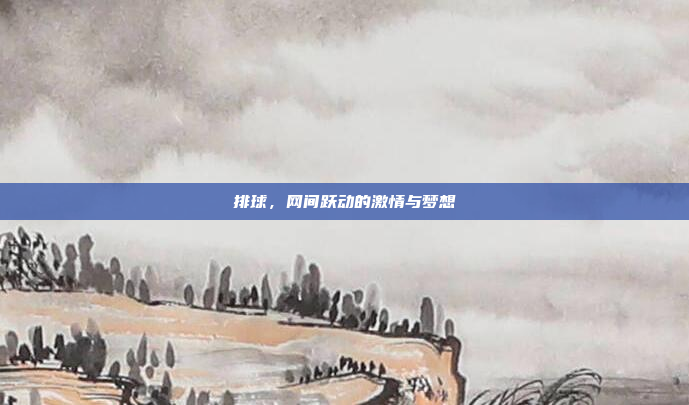 排球，网间跃动的激情与梦想