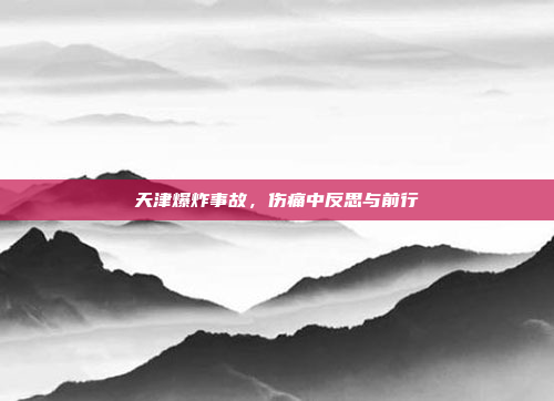 天津爆炸事故，伤痛中反思与前行