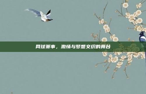 网球赛事，激情与梦想交织的舞台
