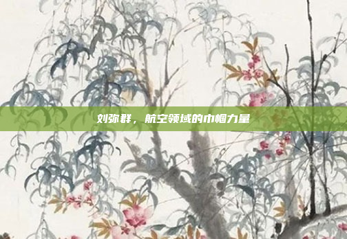 刘弥群,航空领域的巾帼力量
