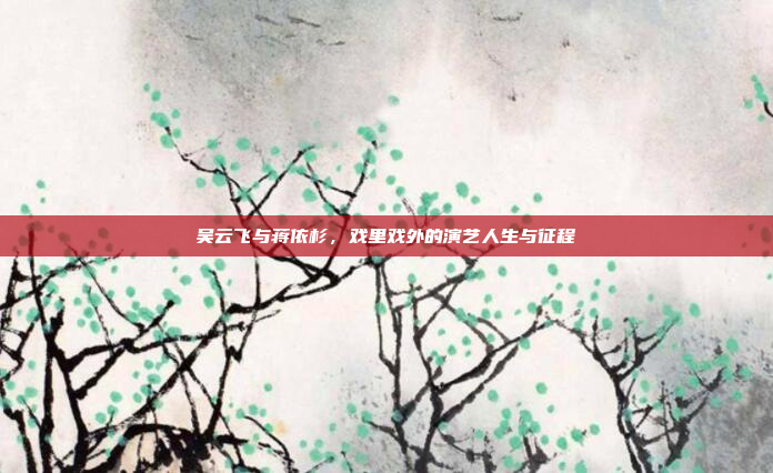 吴云飞与蒋依杉，戏里戏外的演艺人生与征程