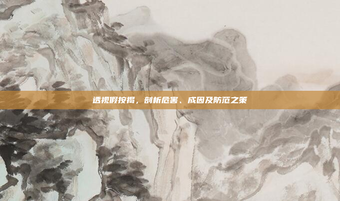 透视假按揭,剖析危害、成因及防范之策 透视假按揭,剖析危害、成因及防范之策