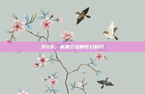 歼28,未来空战的梦幻利刃 歼28,未来空战的梦幻利刃