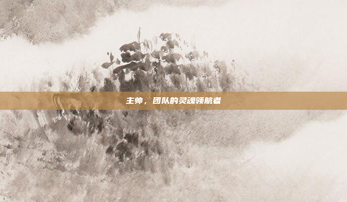 主帅,团队的灵魂领航者 主帅,团队的灵魂领航者