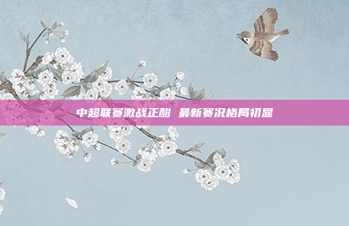 中超联赛激战正酣 最新赛况格局初显 中超联赛激战正酣 最新赛况格局初显