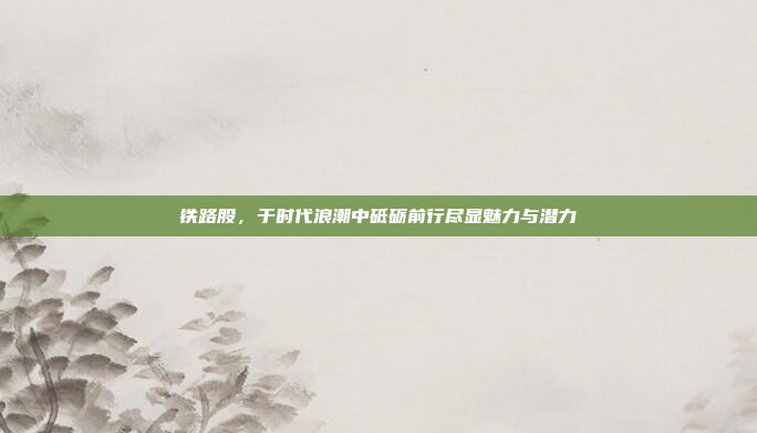 铁路股，于时代浪潮中砥砺前行尽显魅力与潜力