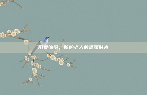 用爱编织,陪护老人的温暖时光