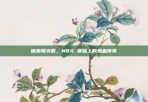 休斯顿火箭，NBA 赛场上的热血传奇