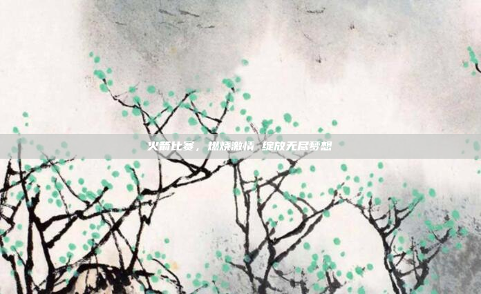 火箭比赛，燃烧激情 绽放无尽梦想